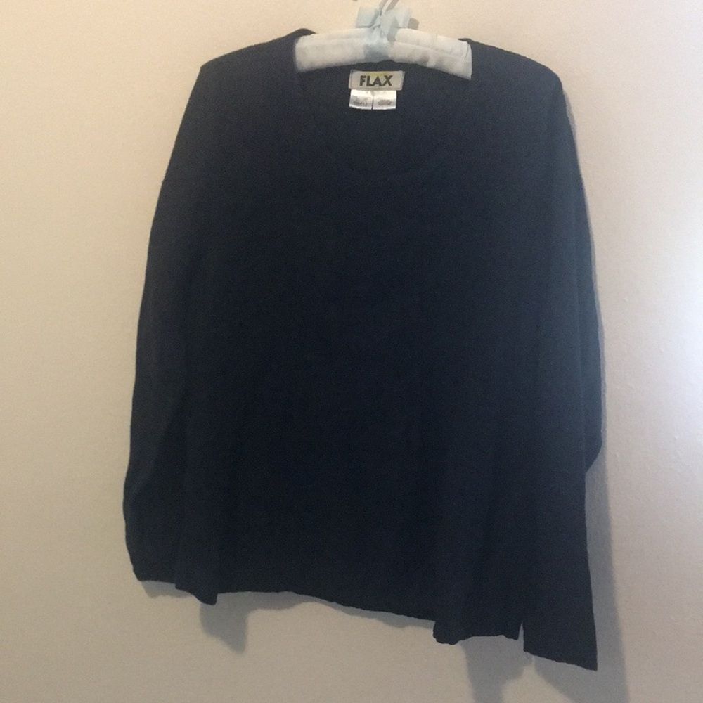 FLAX Linen Blouse Size Small